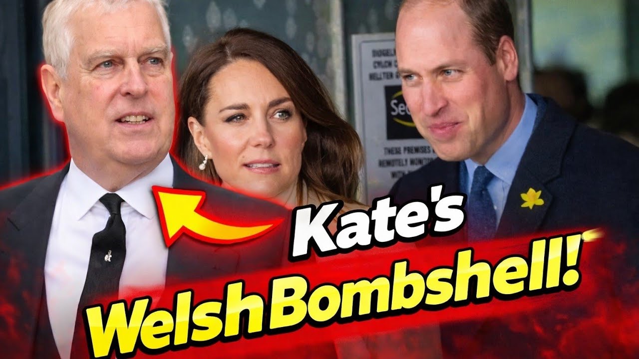 Princess of Wales’ Welsh Speech Stuns Nation as Prince Andrew’s Paranoia Deepens! #princesscatherine