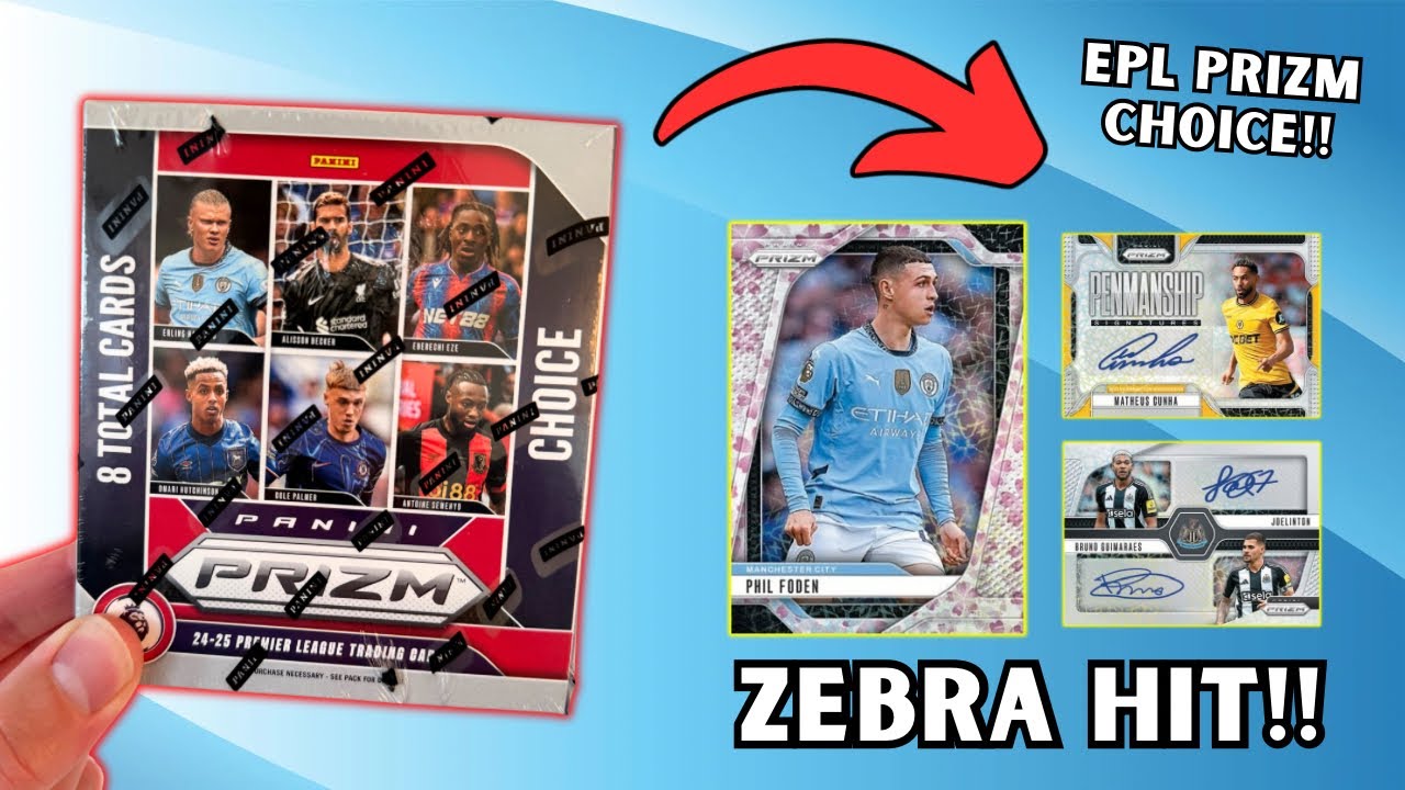 NEW! Panini Prizm Premier League 2024/25 Choice box opening!