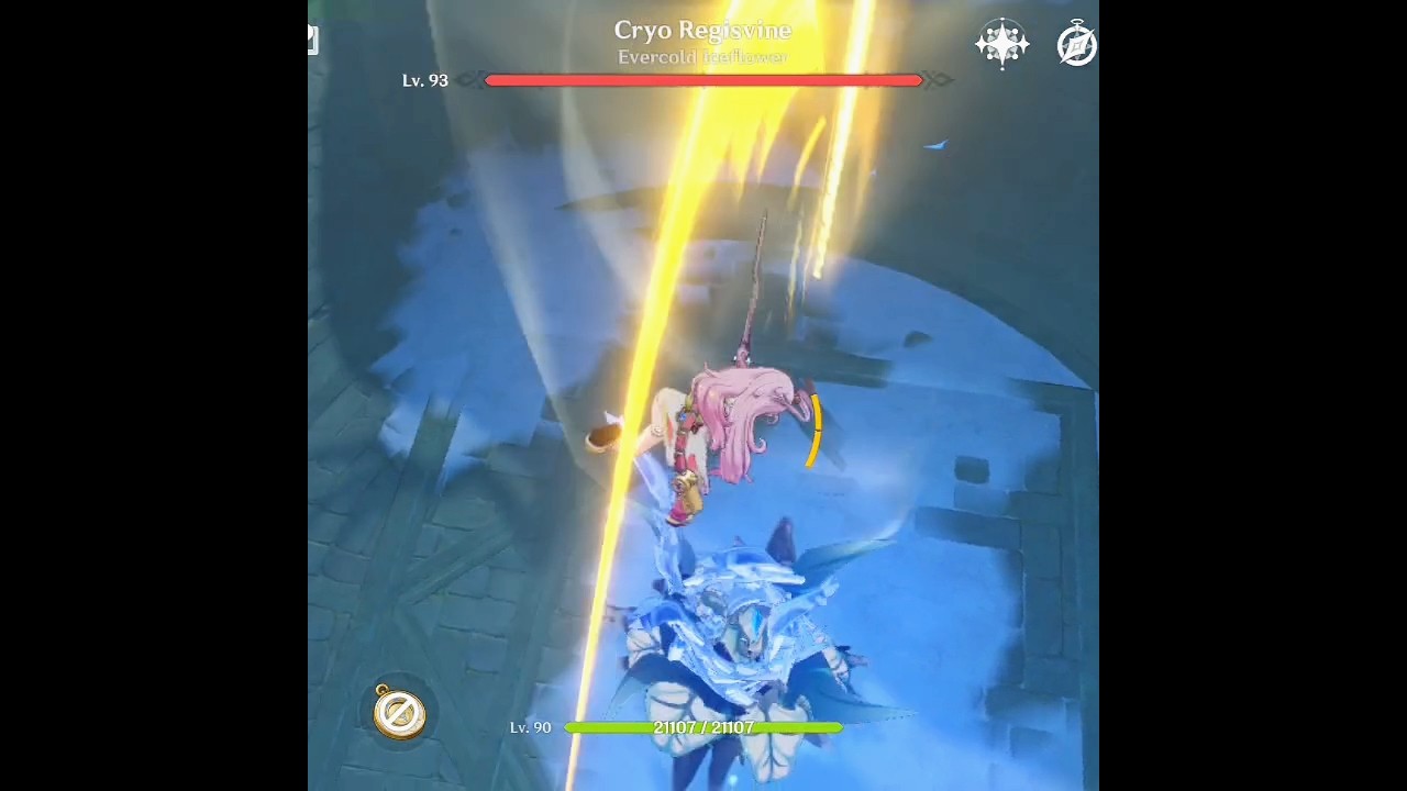 Cryo Regisvine boss fight 