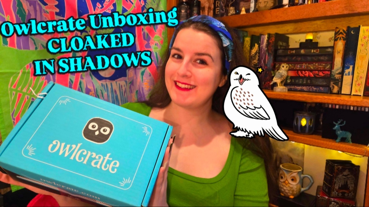 Распаковка апрельской коробки Owlcrate 