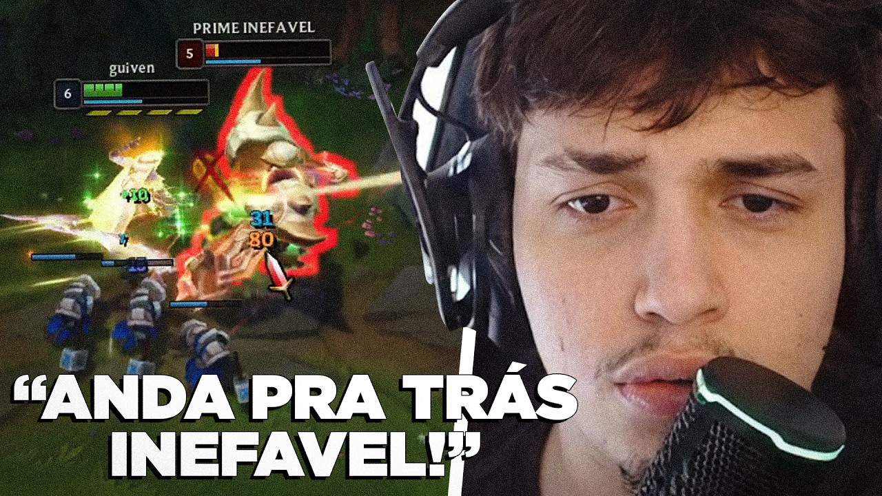 INEFAVEL PEGOU MALPHITE PRA NÃO TOMAR GAP...