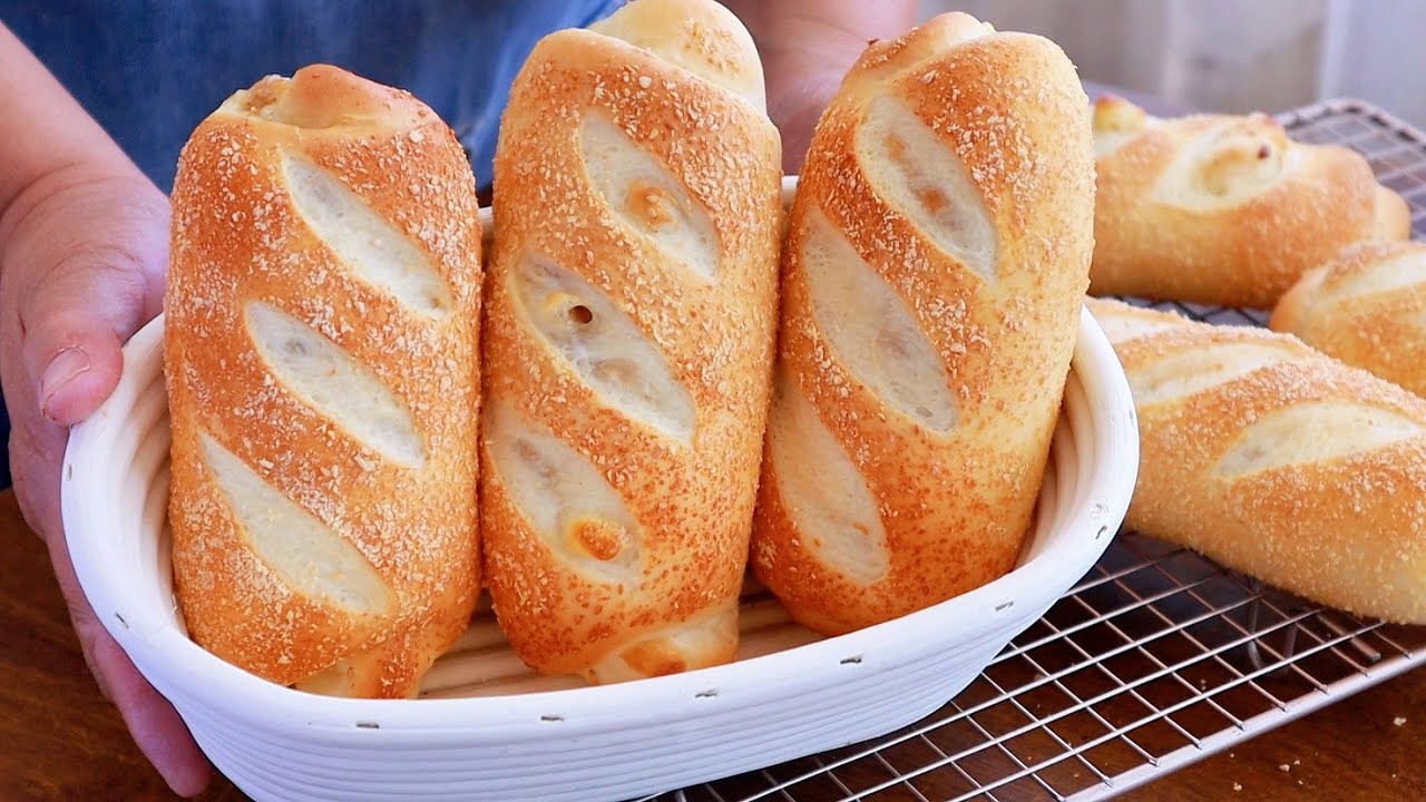 低糖低油｜無雞蛋  吃100次都不夠！美味又簡單的家庭麵包食譜，孩子們的最愛！人人都可以輕鬆完成【阿栗食譜497】