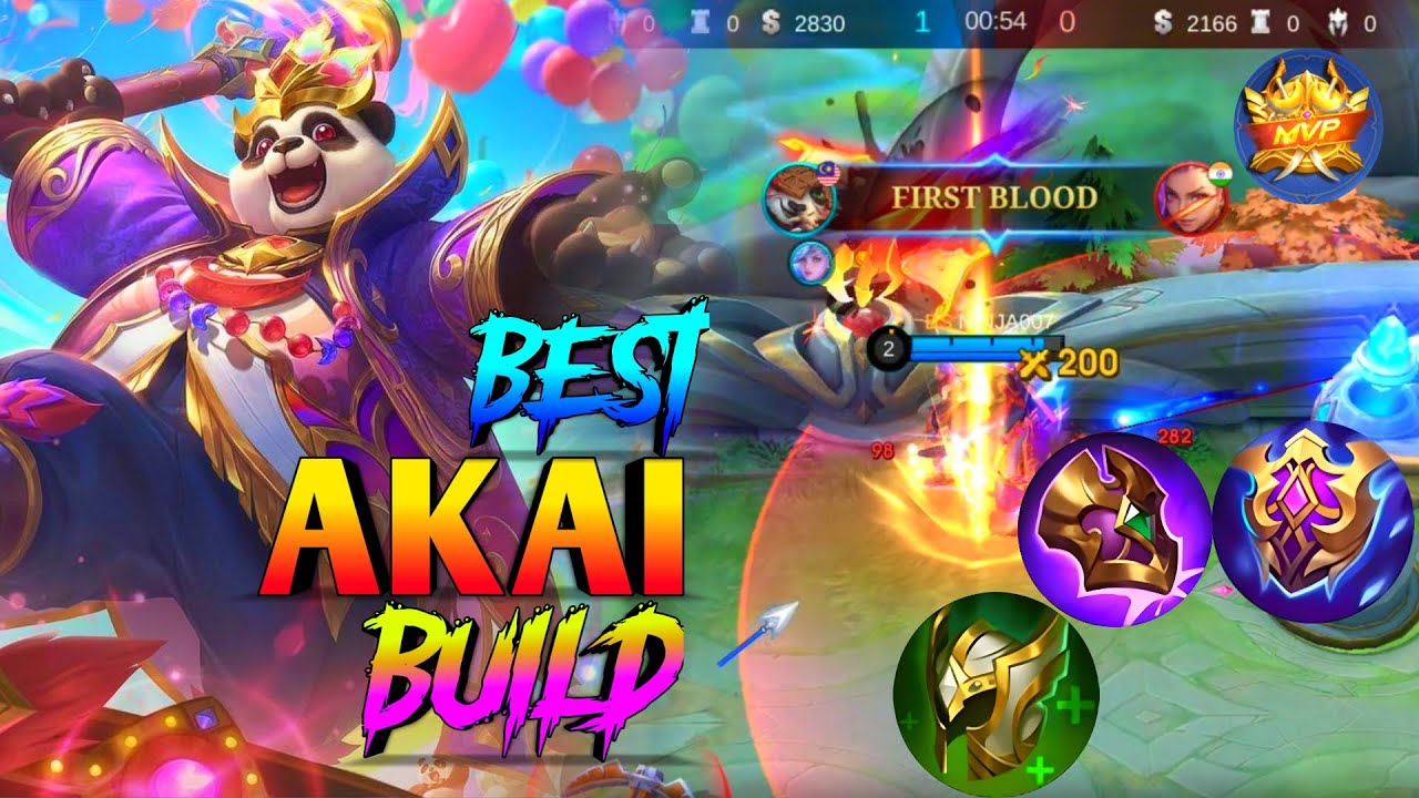 AKAI BEST BUILD 2024 || TOP GLOBAL AKAI BUILD || RANKPUSH~MLBB, #mobilelegends , #mlbbcreatorcamp