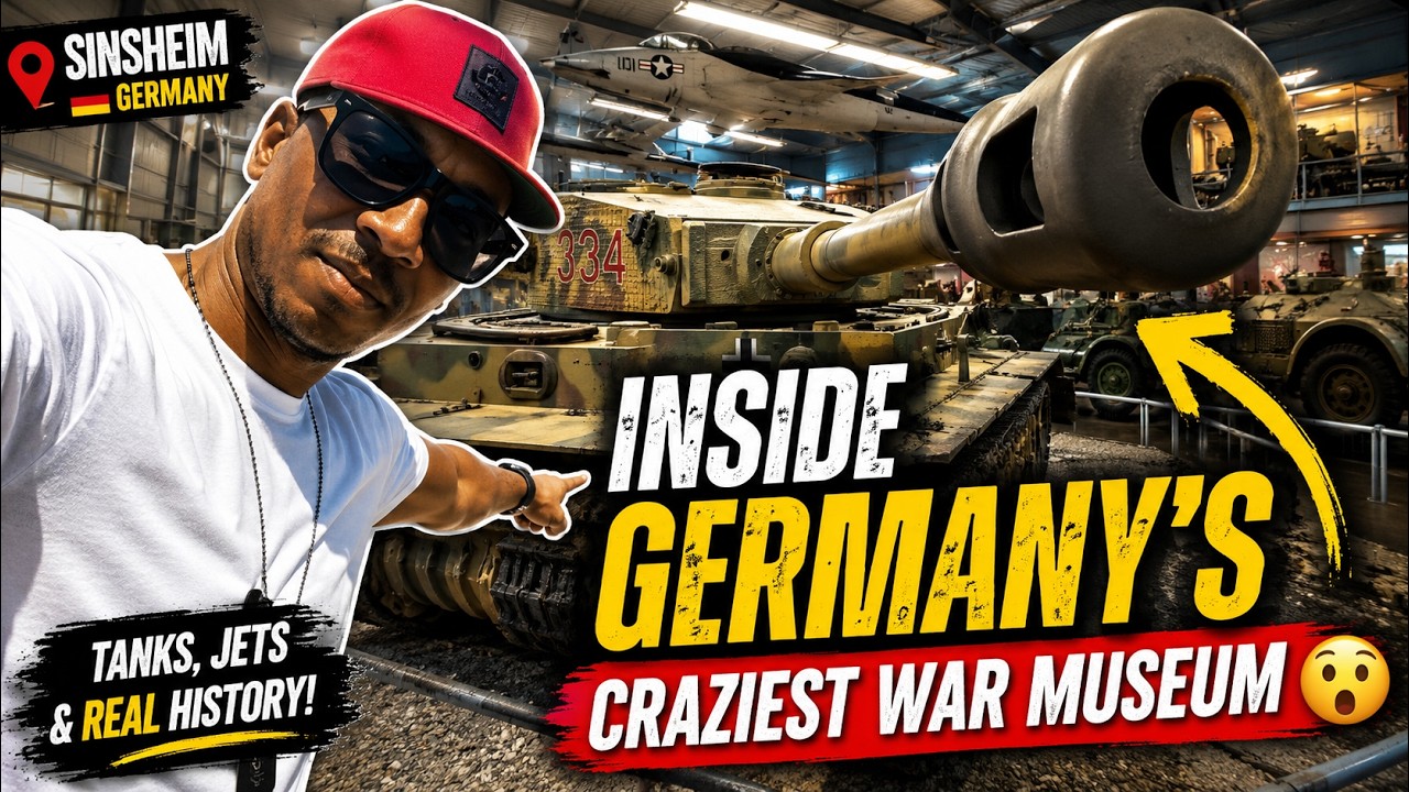 Travel Blogger 2019 - Ep.3 | WWII Airplane & Car Museum in Sinsheim Germany