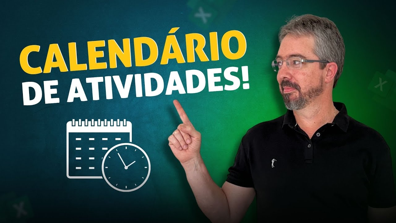 Calendário no Excel com feriados | Controle visualmente tarefas rotineiras