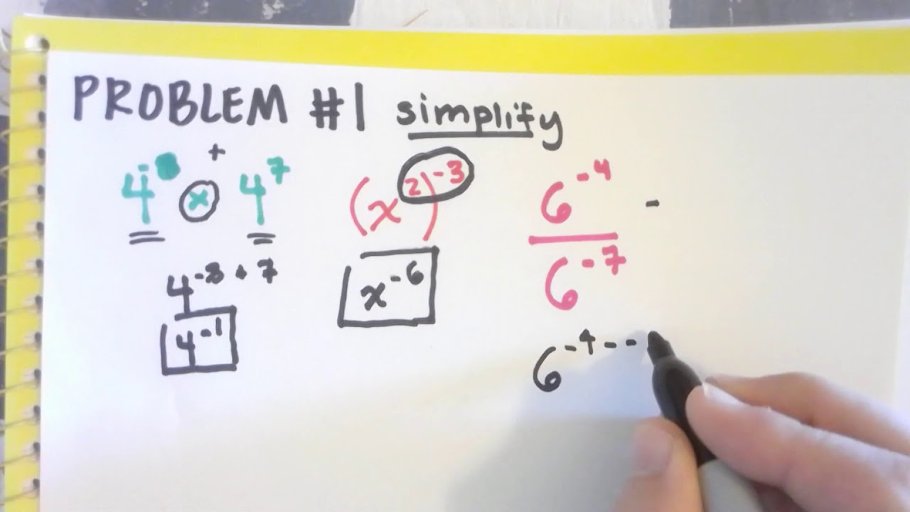 Remote Learning Lesson 5: Exponent Rules