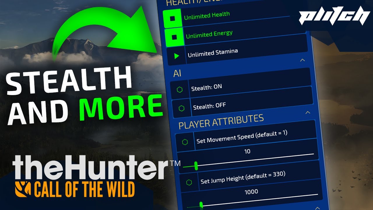 🦌THE HUNTER - CALL OF THE WILD🐗 Trainer with Cheats: NO RELOAD,  STEALTH,  ... | Trainer by PLITCH