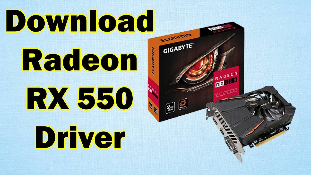 Как скачать драйверы для видеокарты Radeon RX 550