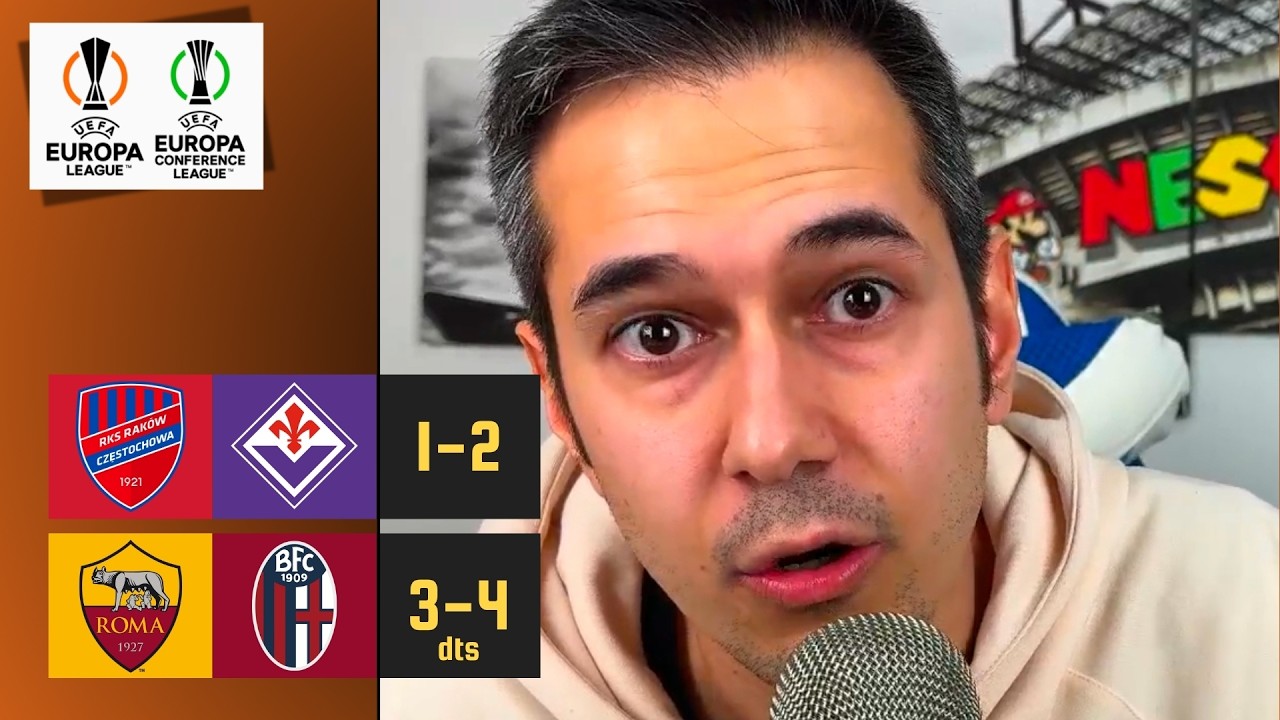 STASERA DEVO STARE ZITTO‼️ ROMA-BOLOGNA 3-4 DTS e RAKOW-FIORENTINA 1-2