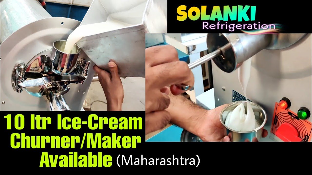 Ice cream Churner 10 Liter without Air ☎️9890970909/9890969611