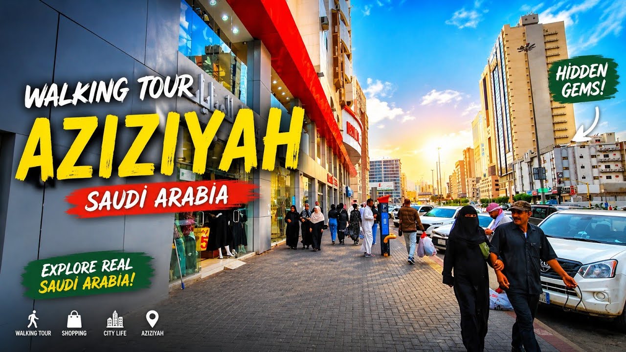 walking tour Aziziyah Makkah Saudi Arabia