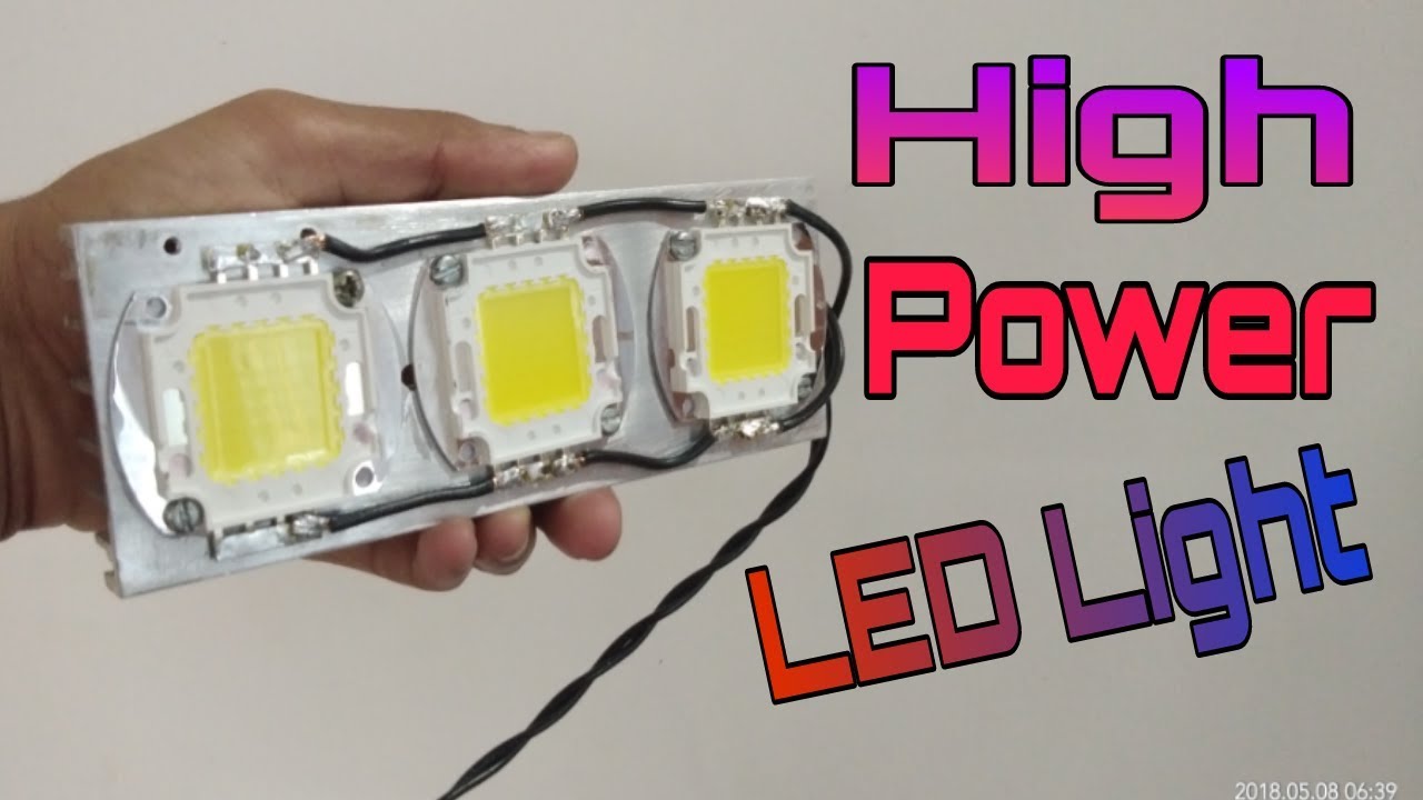 How to make High power Led light using 20w led light at home.