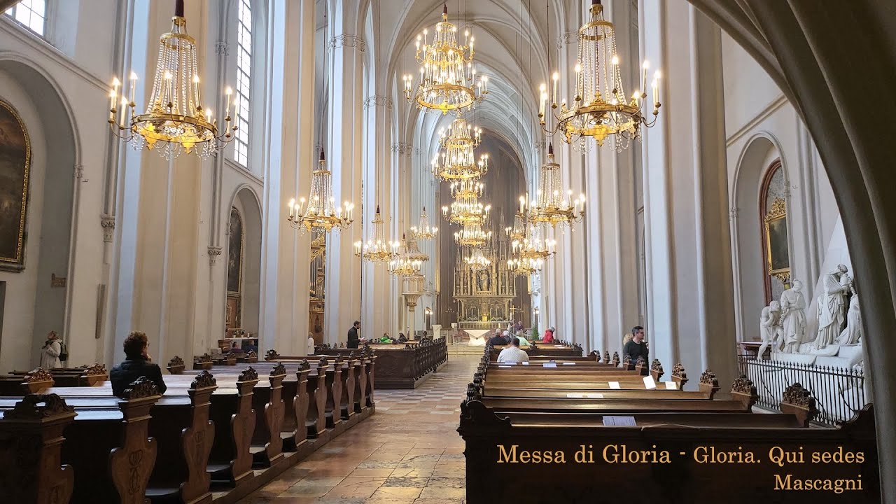 Mascagni: Gloria. Qui sedes (Bass) | Messa di Gloria | St. Augustine's Church, Vienna, Austria