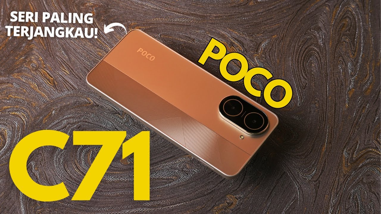 Seri Paling TERJANGKAUNYA POCO! Unboxing Poco C71 Indonesia, Pasar Entry Level Makin PANAS LAGI!