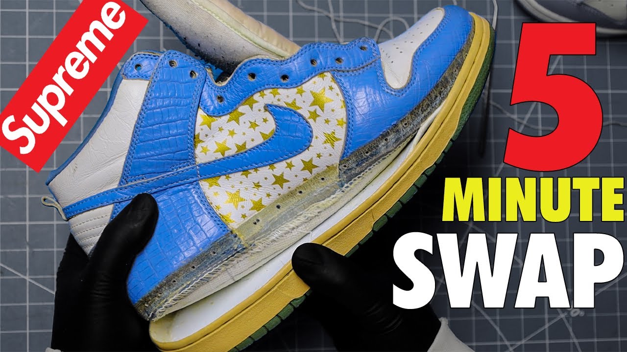 5 MINUTE GUIDE: 2003 Supreme Dunk Sole Swap