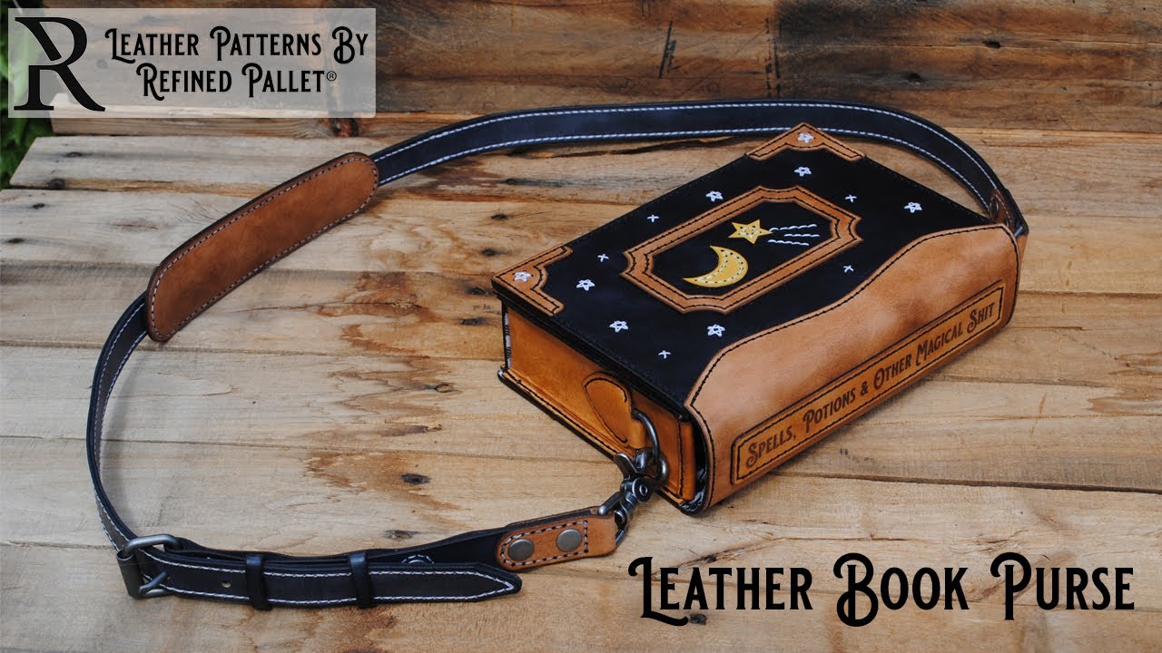 Leather Book Purse Tutorial by Refined Pallet®