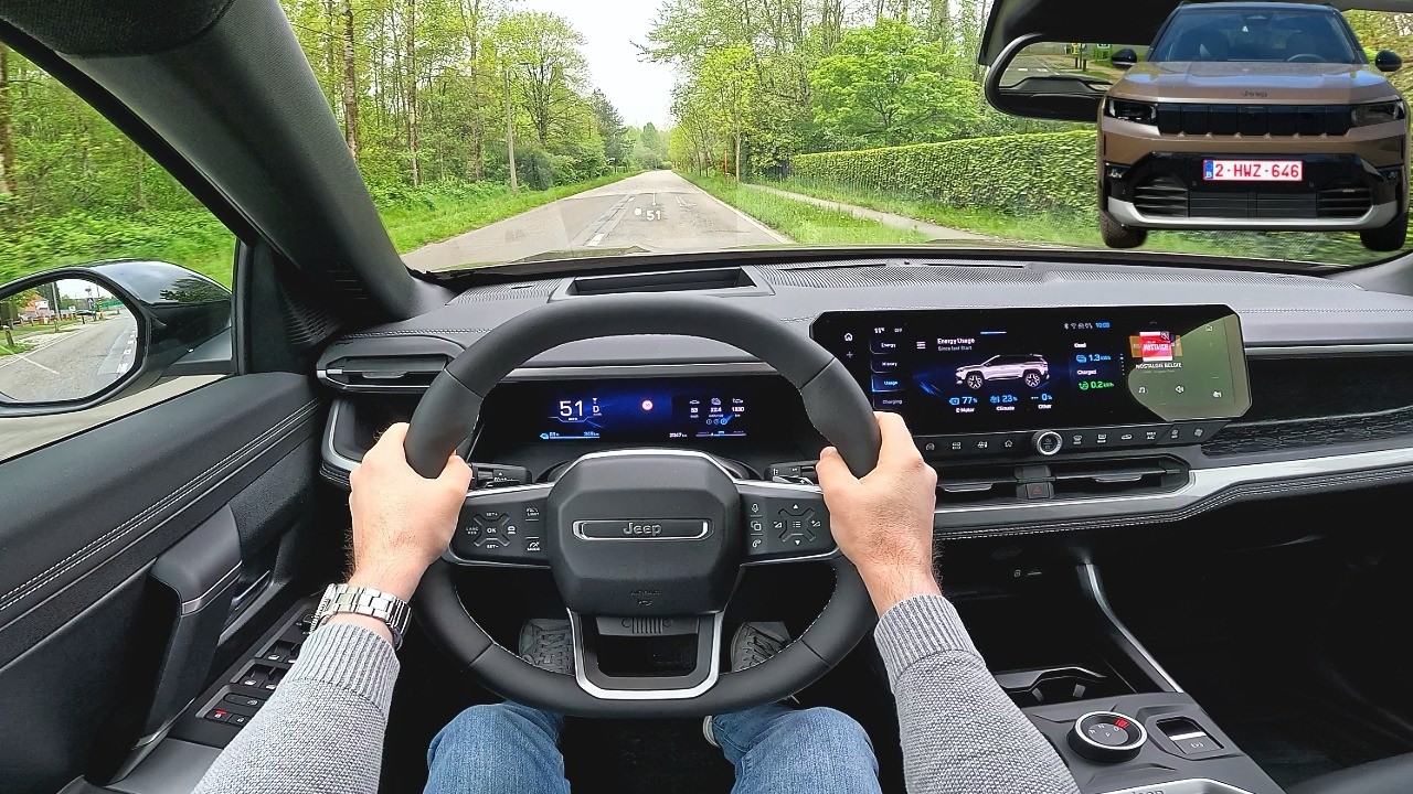 Jeep Compass 2026 POV Test Drive | Electric 213 hp Summit