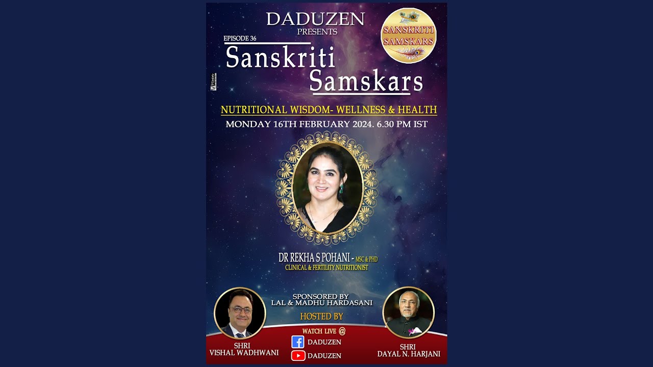 EPISODE 36 OF SANSKRITI SAMSKARS ON 16TH FEBRUARY 2026 AT 6.30PM IST