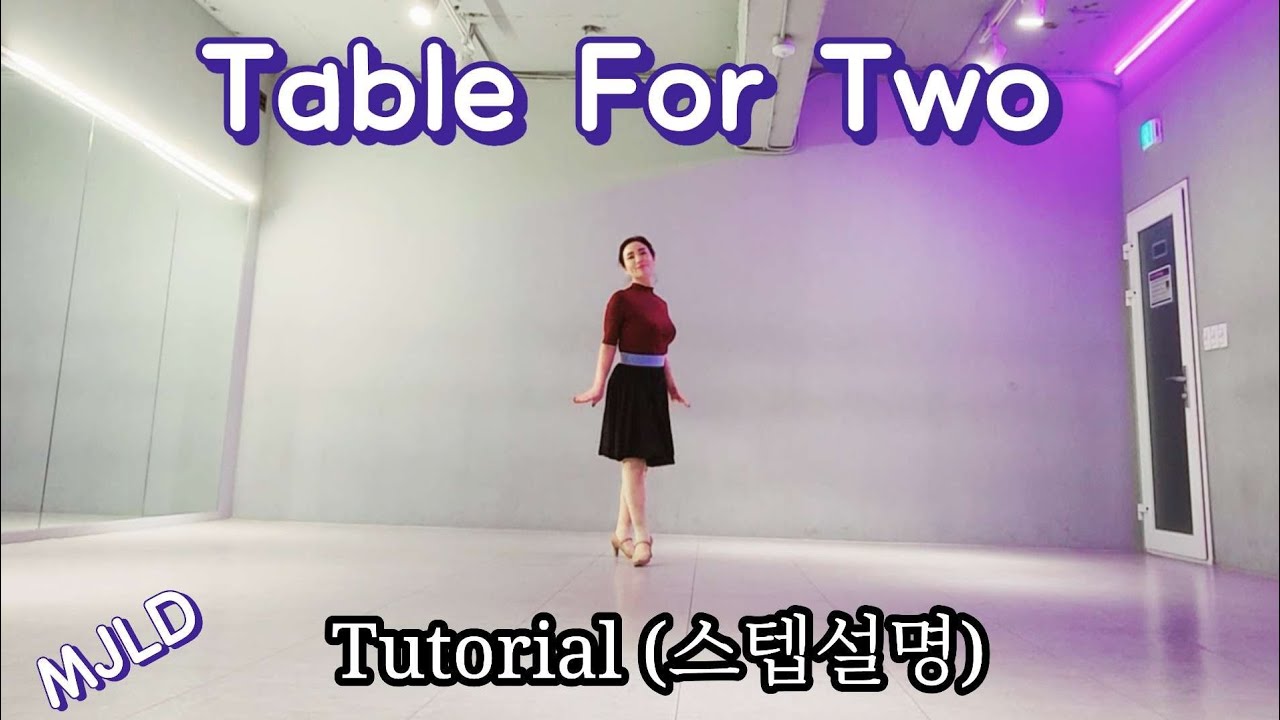Table For Two Line Dance/Karl-Harry Winson (UK) - January 2025/테이블 포 투 라인댄스/편안하게 즐길 수 있는 중급 라인댄스