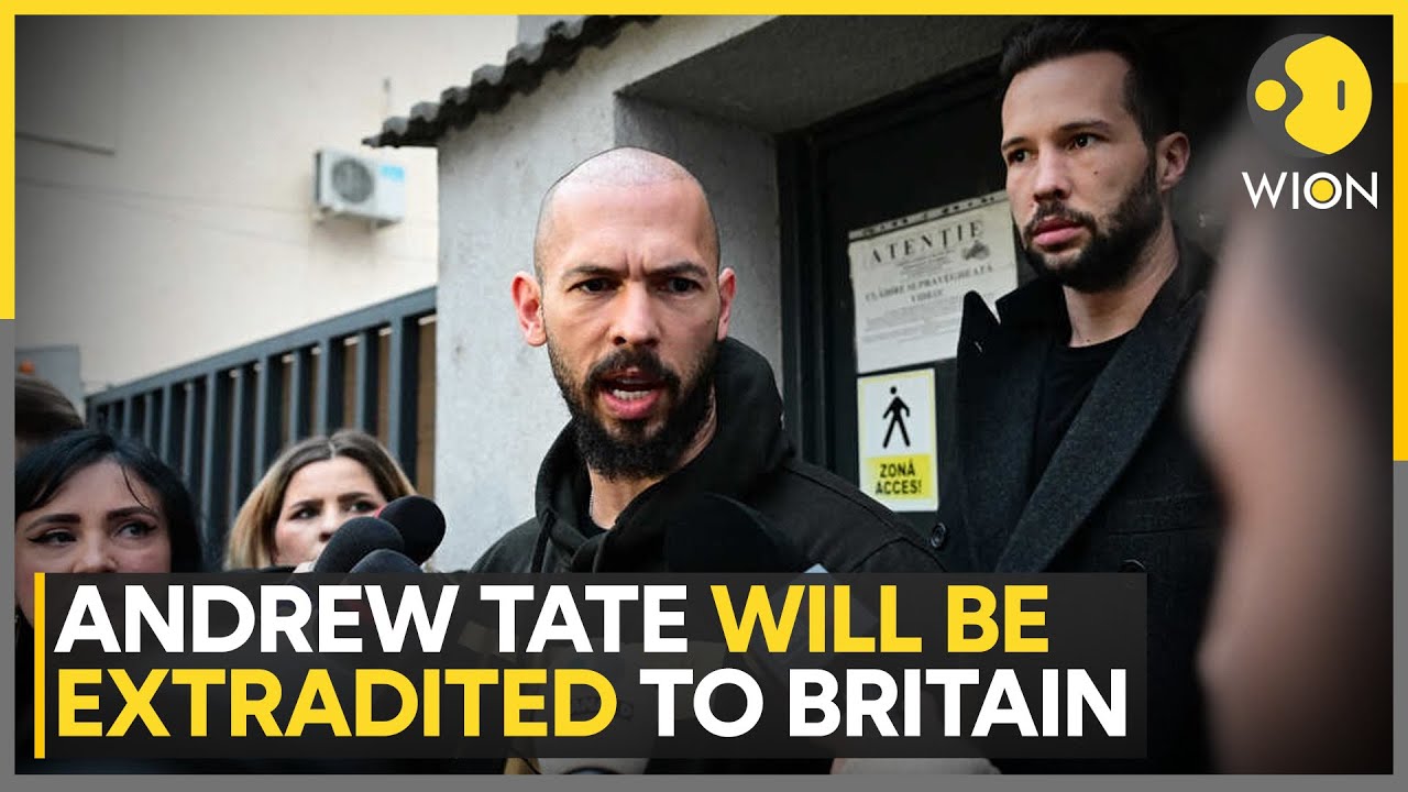 Andrew Tate And His Brother Tristan 'Will Be Extradited To Britain' | WION