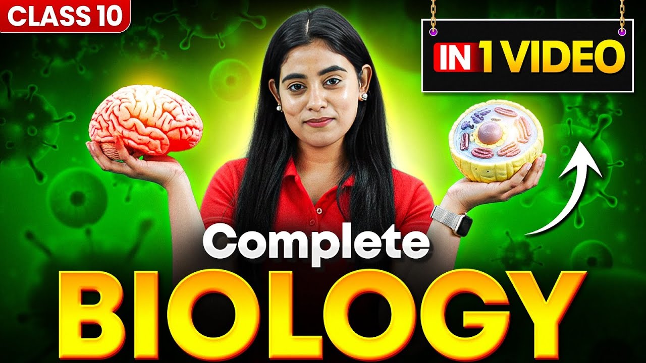 Complete Class 10th BIOLOGY in One Video🔥 | NCERT Covered | Board Exam 2026