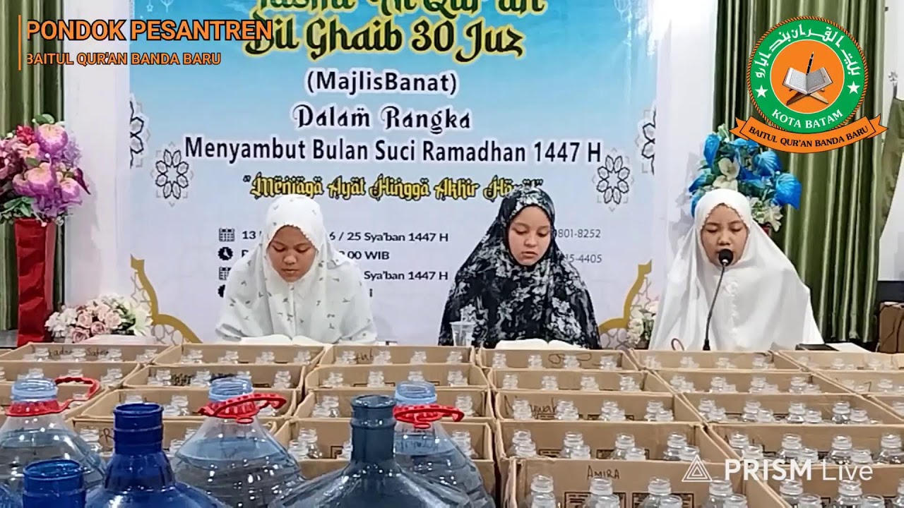 TASMI' AL-QUR'AN 30 JUZ BIL GHAIB MAJLIS BANAT