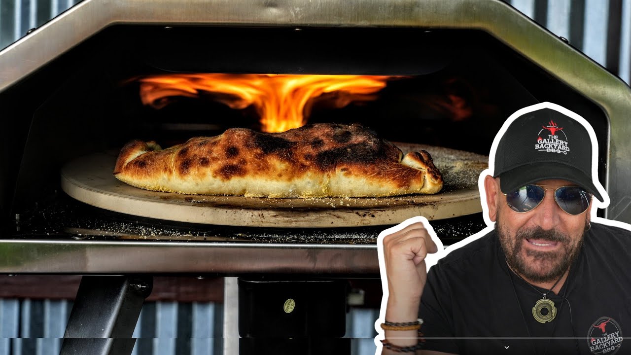 Is This The Best PIZZA OVEN RIGHT NOW IN 2022 | QubeStove 16.5 SELF ROTATING PIZZA STONE | CALZONE