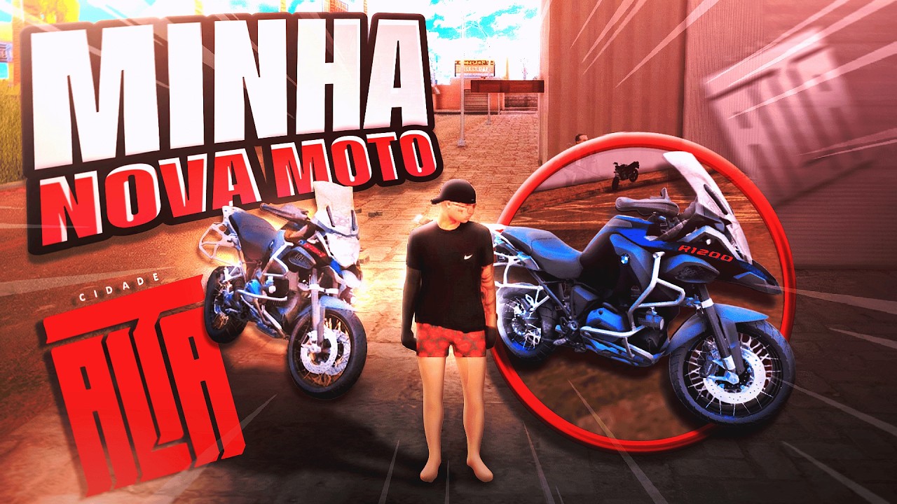 COMPREI MINHA PRIMEIRA MOTO BMW R1200 NO Cidade Alta Roleplay 😍 ‹ GTA ONLINE ANDROID/PC ›