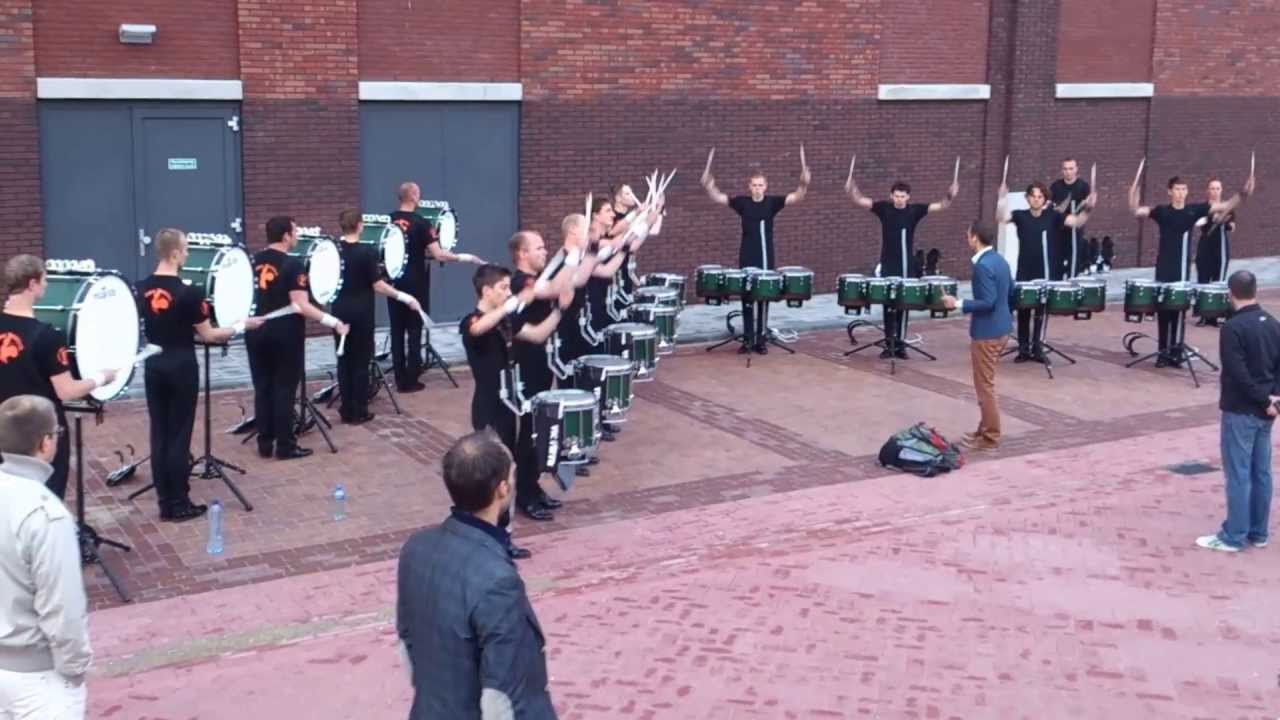 Jubal Drumline 2013 Warming Up DCN Contest Huizen