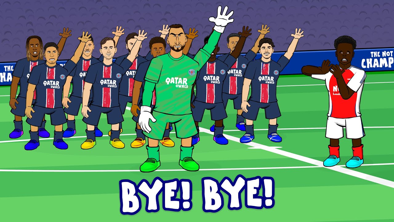 PSG knock-out ARSENAL! (Champions League Semi-Final Highlights 2-1)