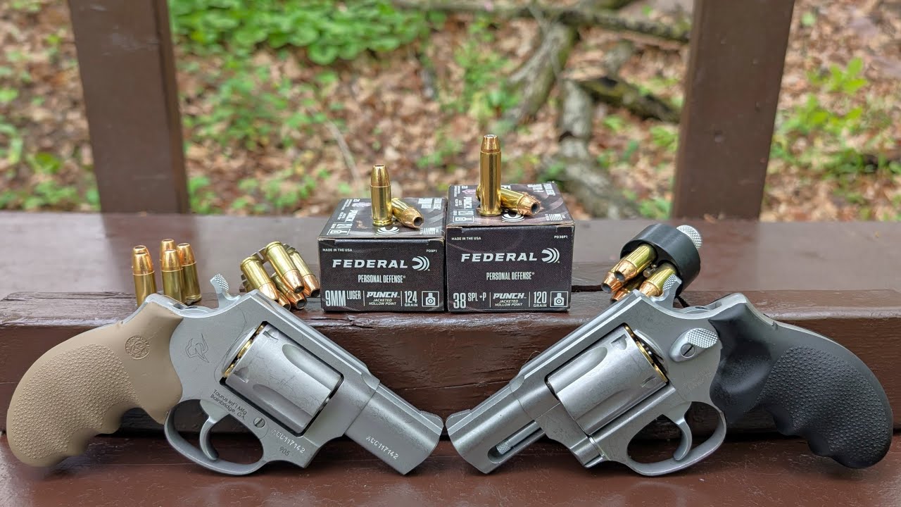👍🤯Snub Nose Revolvers - Is it Worth it Going to a 9mm (Over a .38 Special)❓ 👊Federal Punch👊