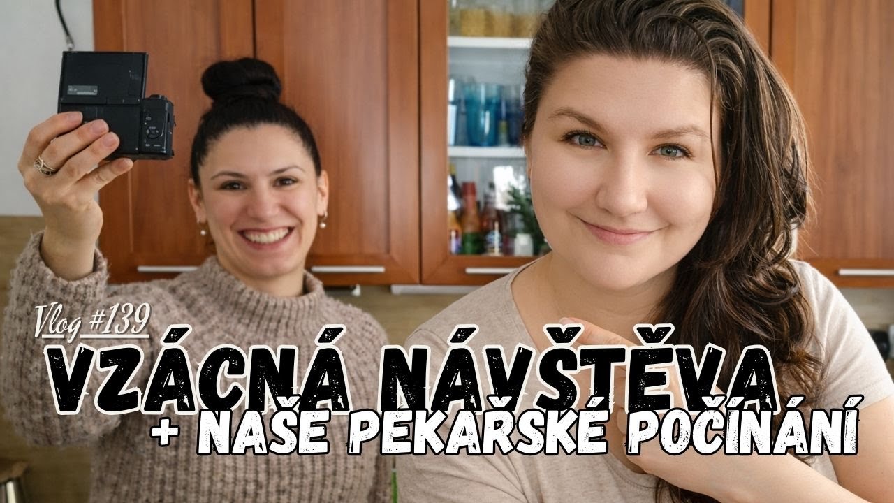 VLOG #139 - VZÁCNÁ NÁVŠTĚVA V MÉM KUTLOCHU, PEČENÍ S @KatkaMyIrishLife