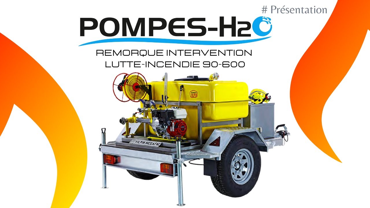 REMORQUE INTERVENTION LUTTE INCENDIE 90-600