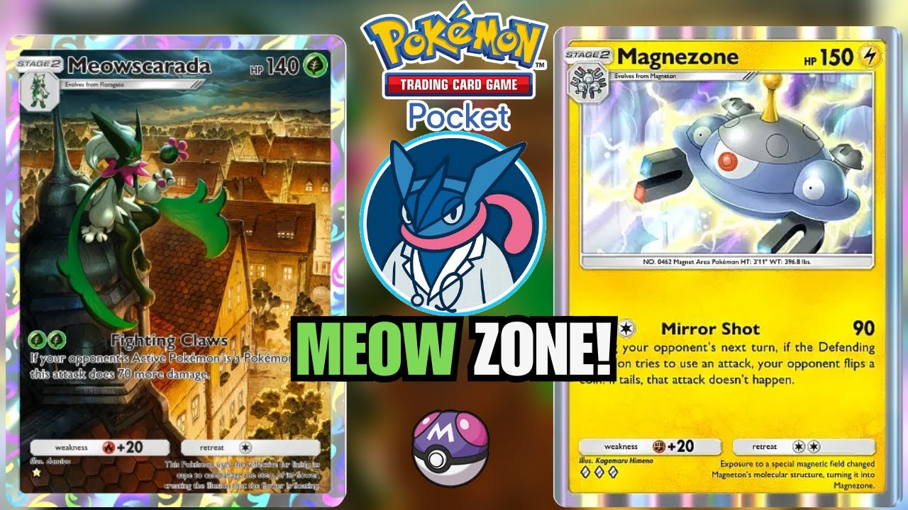 My Upgraded MEOWSCARADA & MAGNEZONE Deck Is COOKING In Master Ball! Pok&eacute;mon TCG Pocket