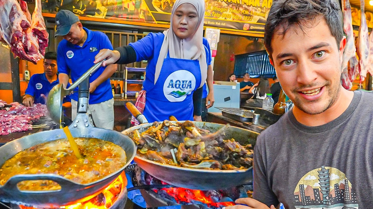 24 часа уличной еды в Джокьякарте 🇮🇩 Индонезийская еда целый день!!
