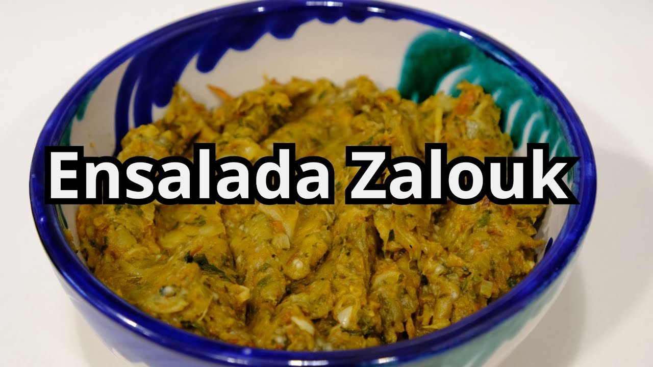 Receta de ensalada Zalouk: un entrante ESTRELLA - ¿Seguís a dieta? -