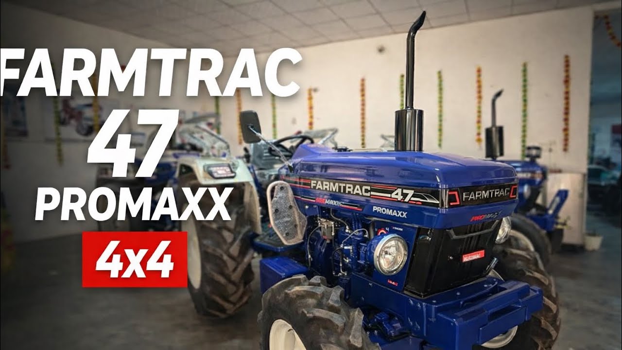 2026! Farmtrac 47 Promaxx 4wd क्या Johndeere कों टक्कर देगा ⁉️ on road price, specifications 