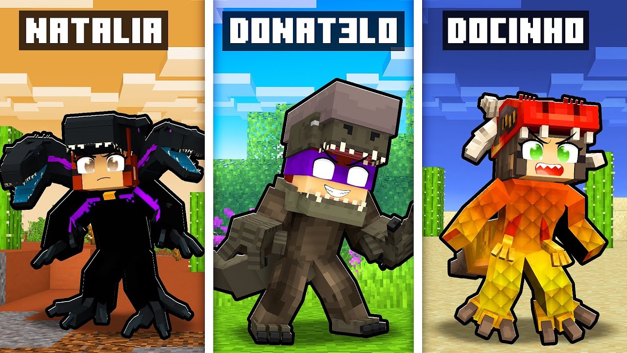 Minecraft... MAS TEMOS RAÇAS do DISTORTUS-REX *D-REX* ‹ DONAT3LO ›