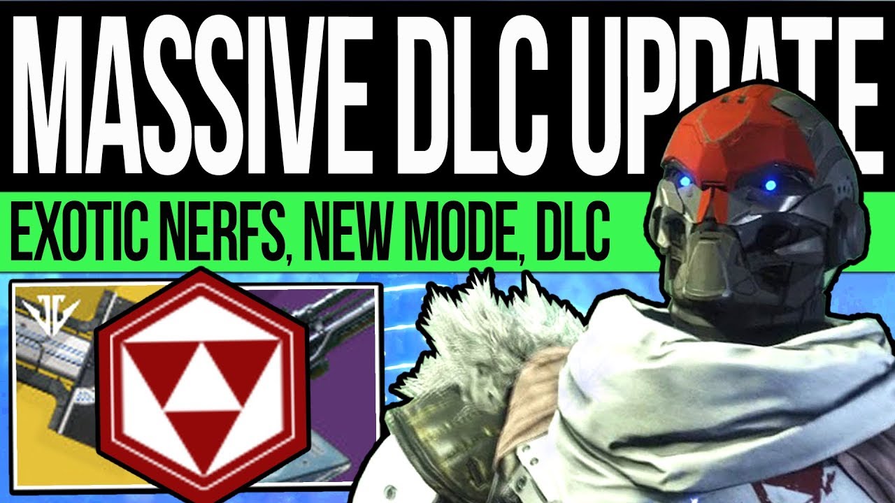 Destiny 2 | HUGE DLC CHANGES! Grandmaster MODE! Exotic Nerfs, DLC Teases, Weapon Tuning & Content!