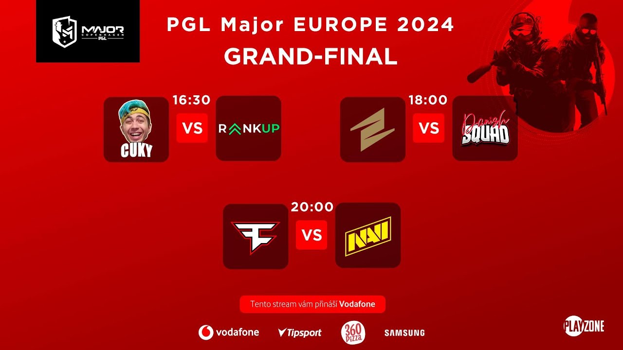 PGL CS2 Major Copenhagen přináší Vodafone | Grandfinále