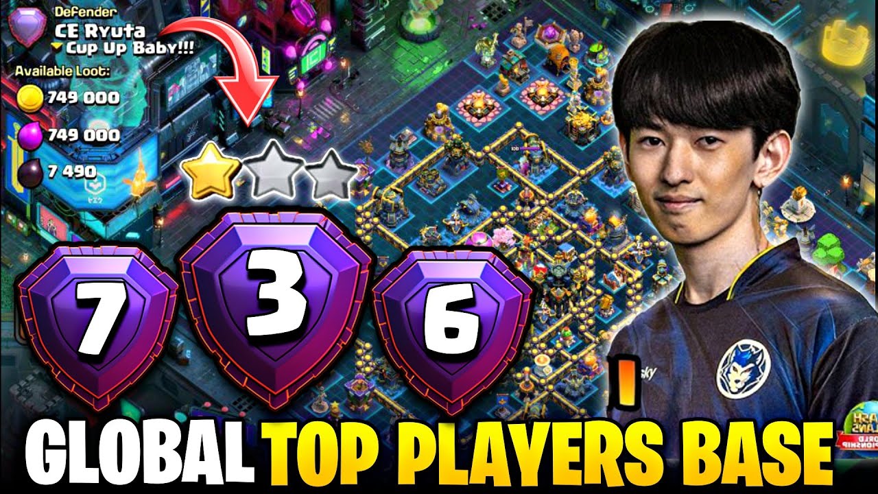 GLOBAL TOP PLAYERS BASE WITH LINK| TH17 TROPHY PUSHING BASE WITH LINK| ANTI 2 STAR TH17 BASE 