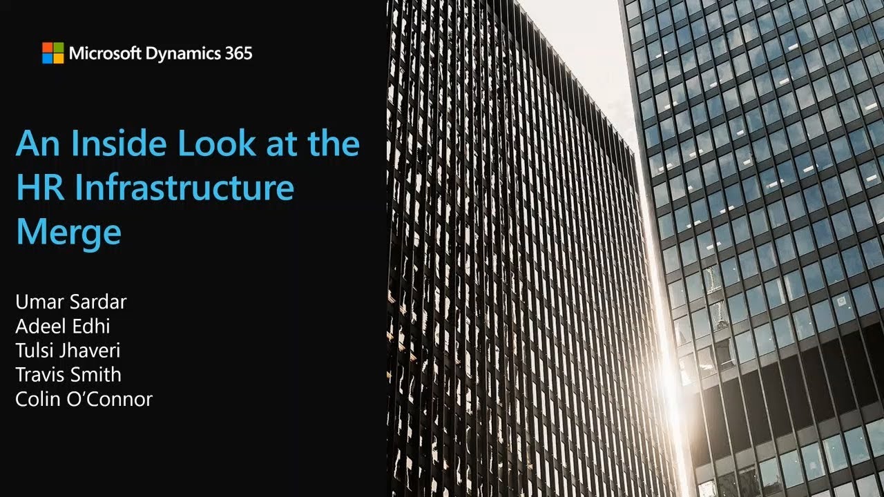 An Inside Look at the HR Infrastructure Merge