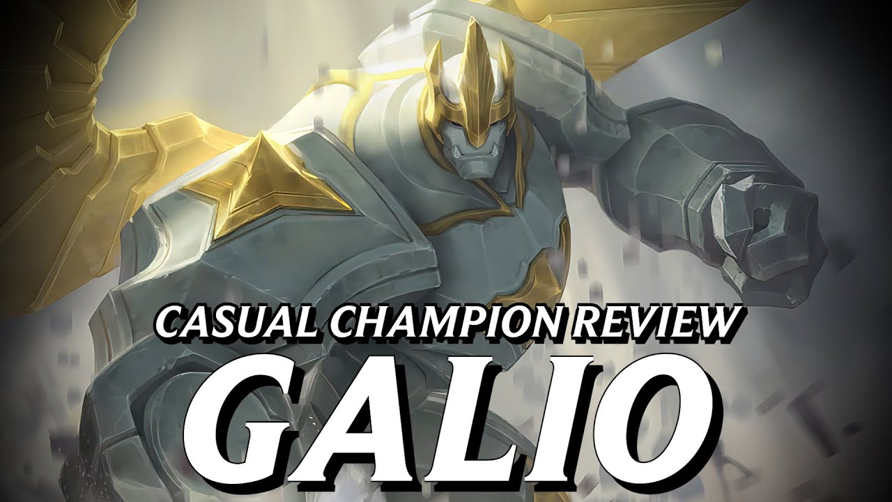 Galio is the most Ironic champion in League of Legends history || Casual Champion Review