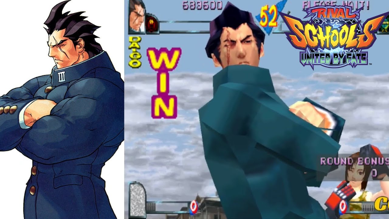 Daigo Kazama - Rival Schools | Gameplay | PS1
