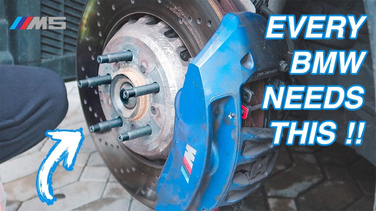 STUD CONVERSION INSTALL ON MY BMW F10 M5 !! (MUCH NEEDED !!)