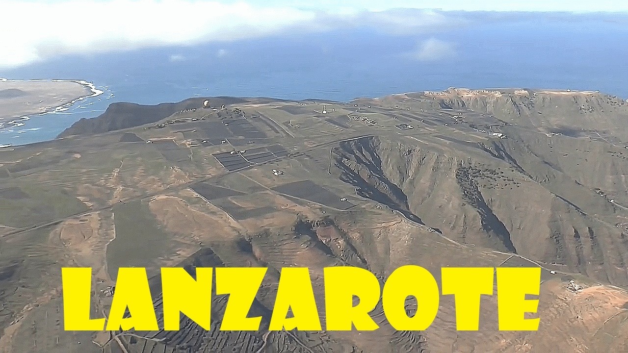 LANZAROTE von oben in 4K * Herrliche Landschaftsvielfalt der Kanaren aus der Vogelperspektive