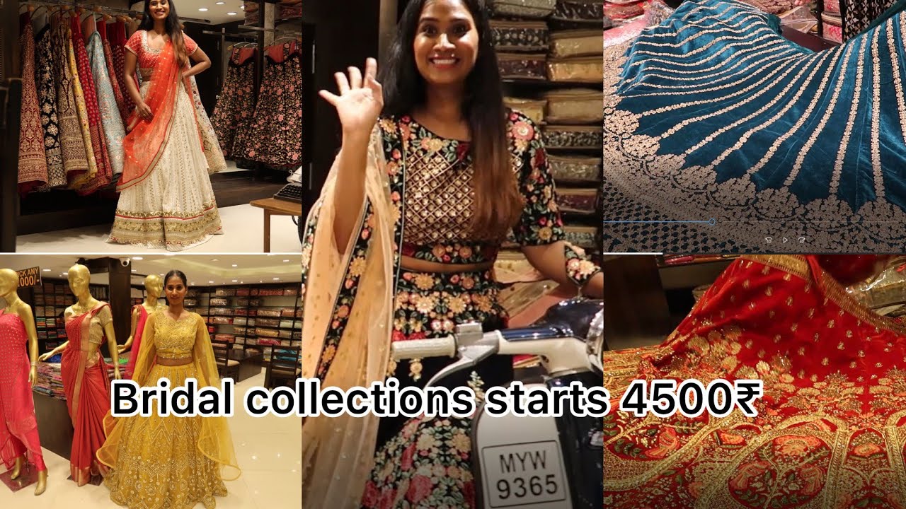 Best Bridal Collections - Lehenga | Commercial Street, Bangalore | @khushbushetty