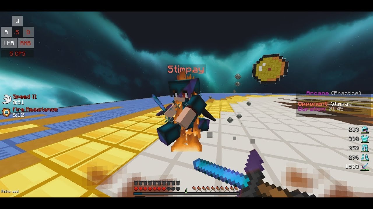 MeeZoid vs Stimpay *RAGE & SCREAMS* (PotPvP / Combo)