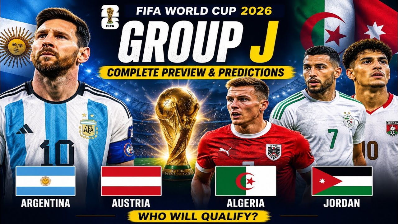 FIFA World Cup 2026 &mdash; Group J Preview: Argentina, Austria, Algeria & Jordan