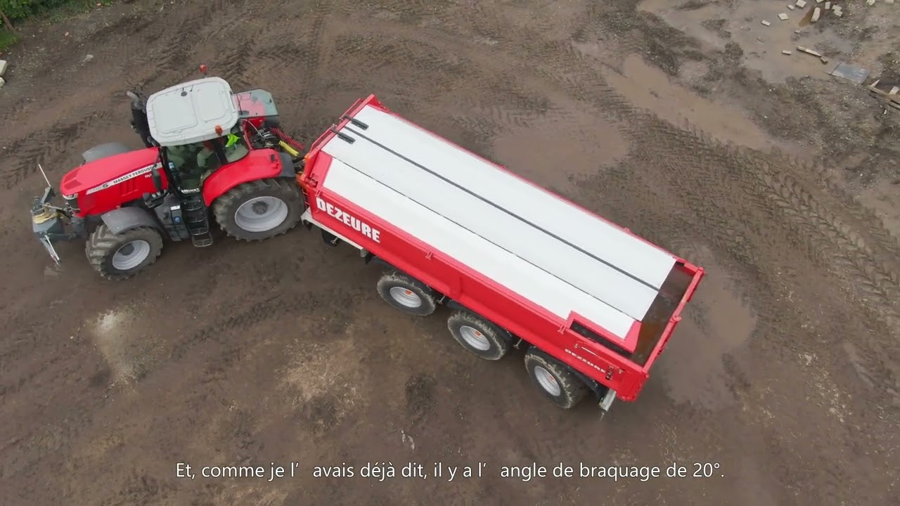 DEZEURE syst&egrave;me leve containeur &agrave; bras HS30HD FR